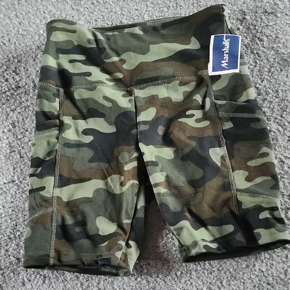 Camo Print Shorts